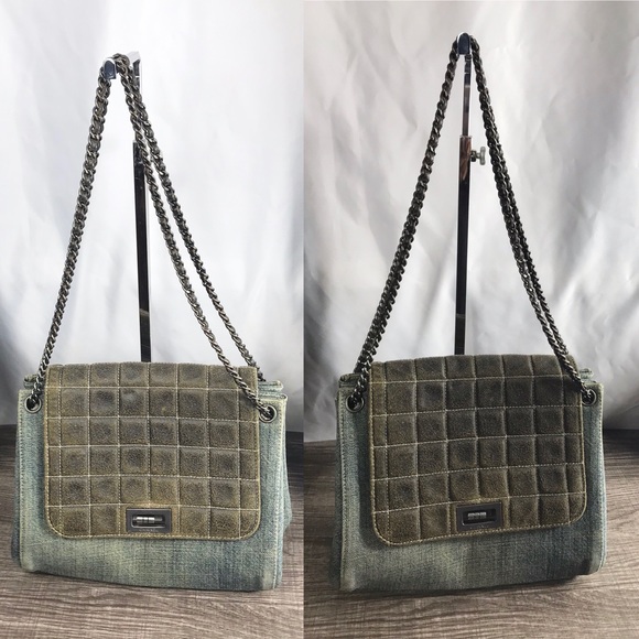 💎RARE💎Chanel denim accordion purse - Picture 3 of 10